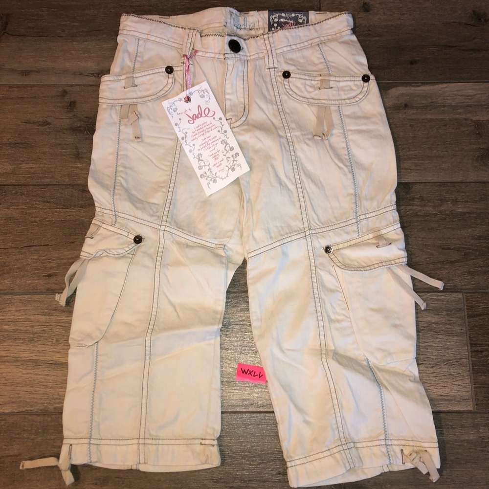 Jade Capri Cream Size 14 NWT Girls